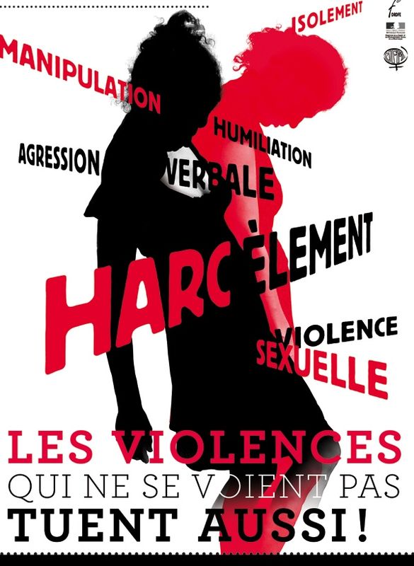 Harcèlement moral, manipulation mentale et agression verbale sont des violences qui ne se voient pas.